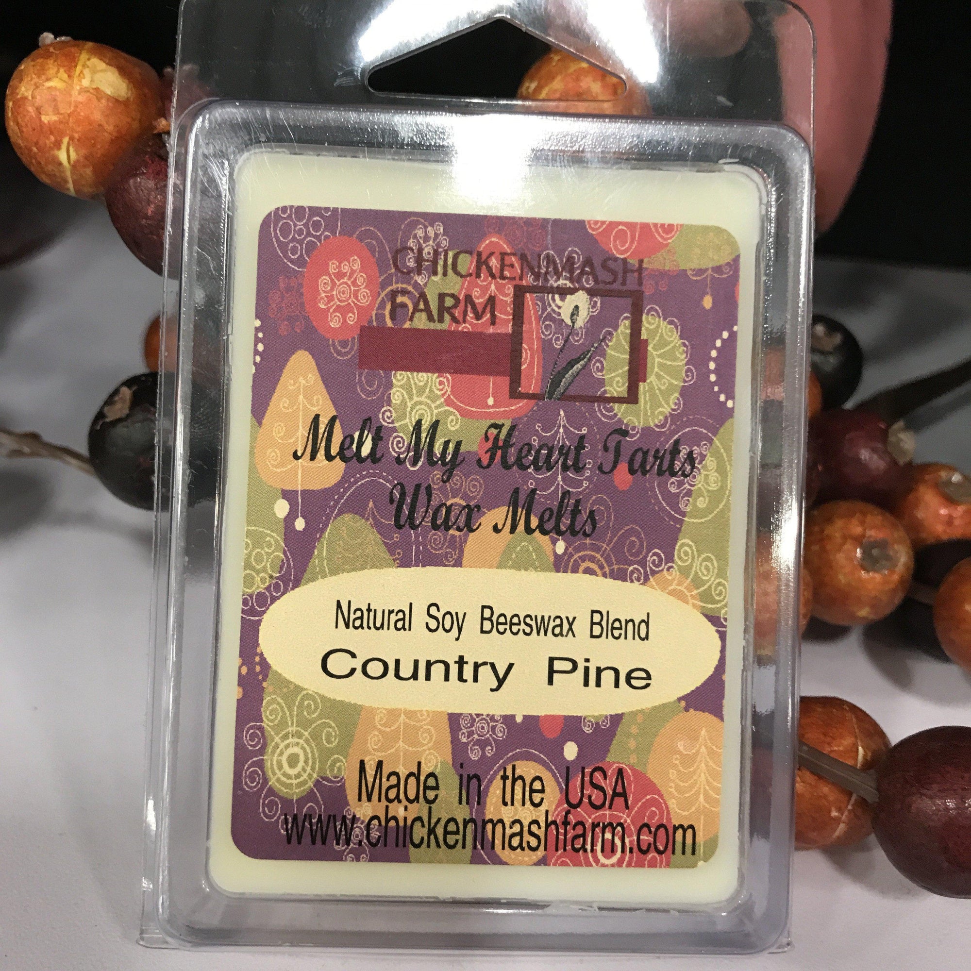 Country Pine Candle Melts | Melt My Heart Tarts | Wax Melts-Chickenmash Farm