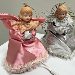 Vintage Angel Christmas Ornaments Lot of 5