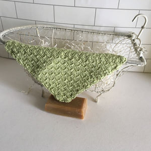 Lime Green Washcloth | Handmade Crocheted Washcloth