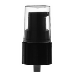 Lotion Pump | Black Petite Treatment Pump - Clear Cap-Chickenmash Farm