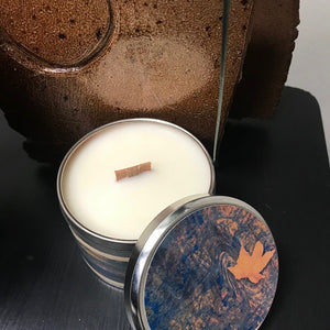 Maple Chai Sweet Cream Wood Wick Candle | Holiday Soy Candles-Chickenmash Farm