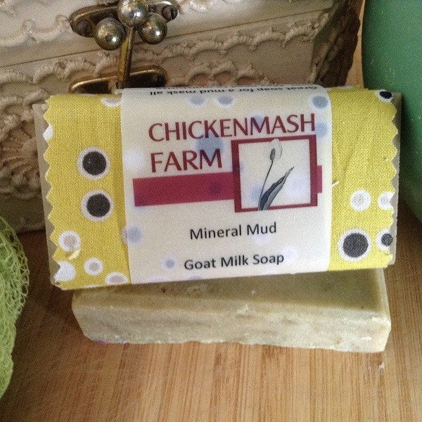 Mineral Mud Goat Milk Soap-Chickenmash Farm