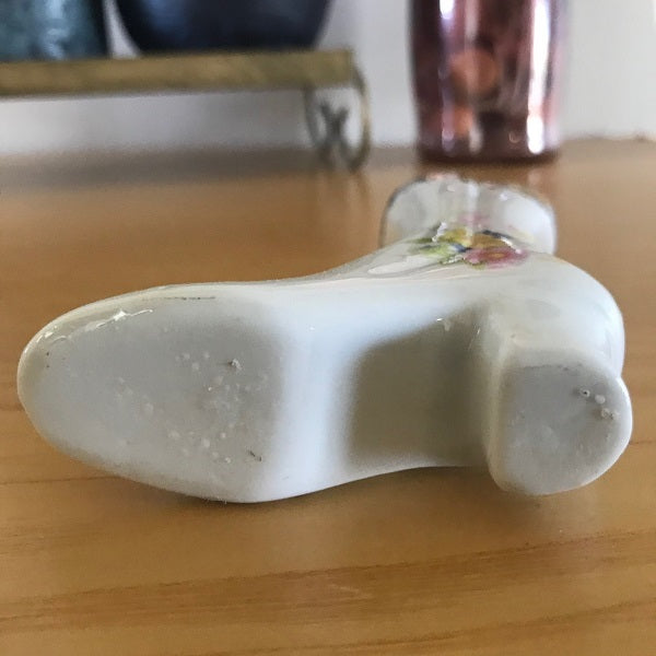 miniature collectible boot bottom