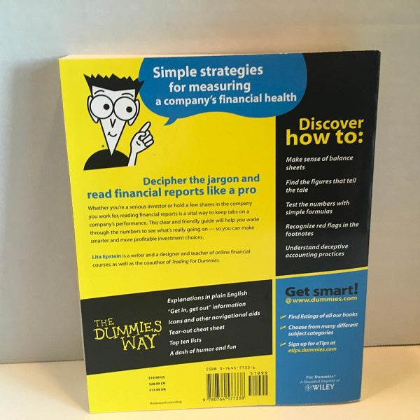 Paperback Reading financial reports book