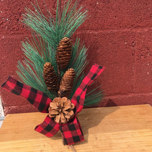 Hanging Pine Spray | Holiday Home Decor Floral Accent-Chickenmash Farm