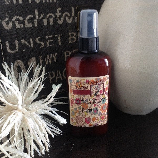 Plumeria Hydrating Body Spray-Chickenmash Farm