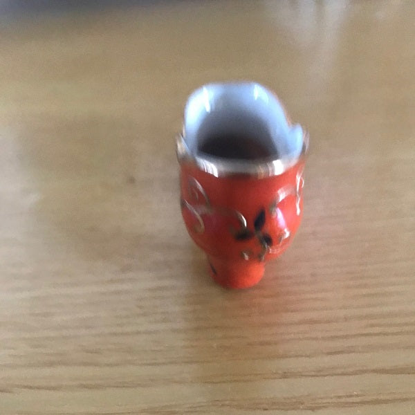 Porcelain shoe back view