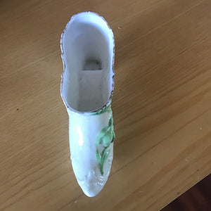 porcelain shoe miniature planter