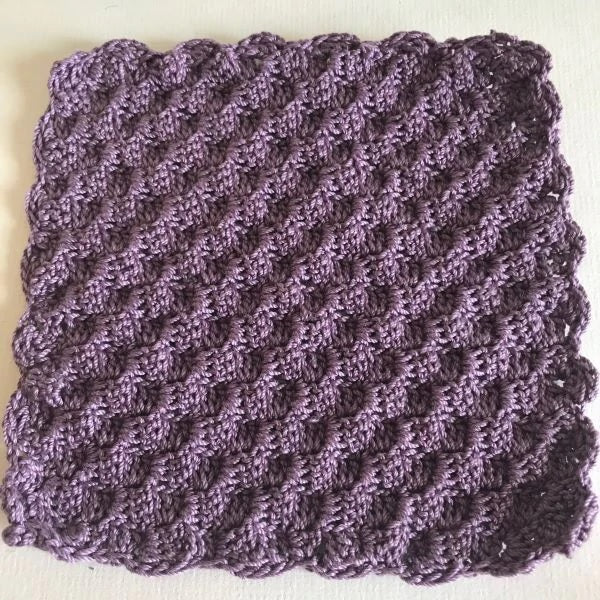Handmade Crocheted Cotton Washcloth – Pick Your Color