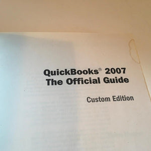 2007 QuickBooks Official Guide