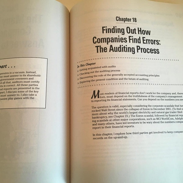 Reading financial reports paperback book