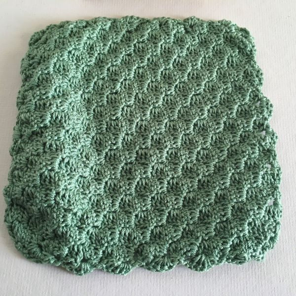 Sage washcloth crochet