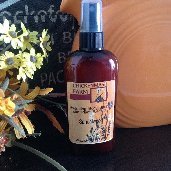 Sandalwood Hydrating Body Spray-Chickenmash Farm