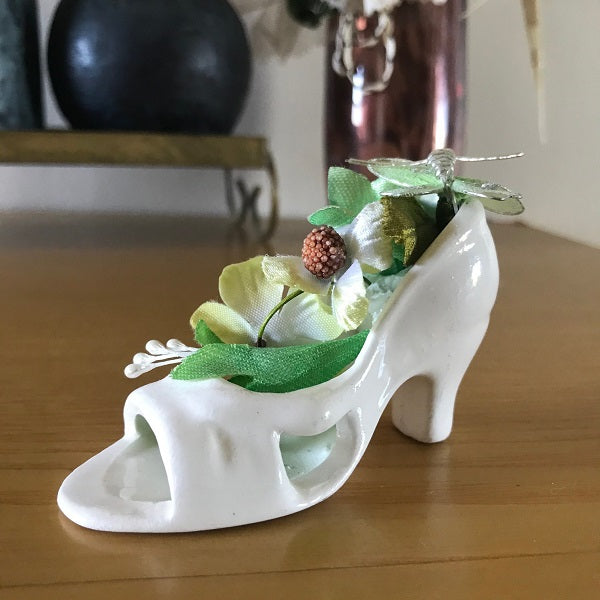 shoe decoration white open toe shoe