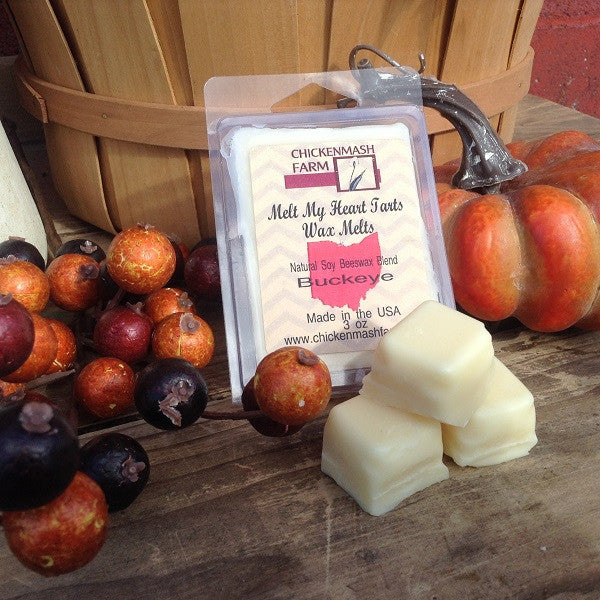 Buckeye Candle Melt | Melt My Heart Tart | Wax Melt-Chickenmash Farm