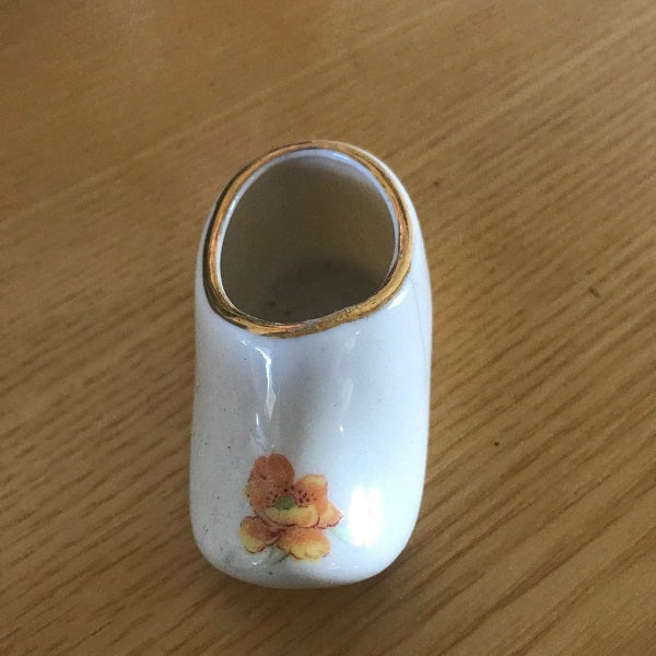 White porcelain shoe